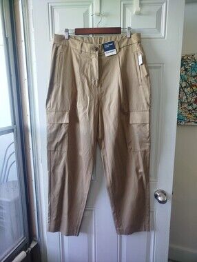 Old Navy Khaki Cargo Pants with Side Pockets